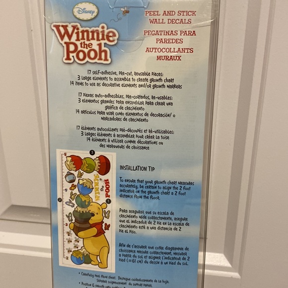 Winnie the Pooh Growth Chart Wall Decal - Picture 3 of 4